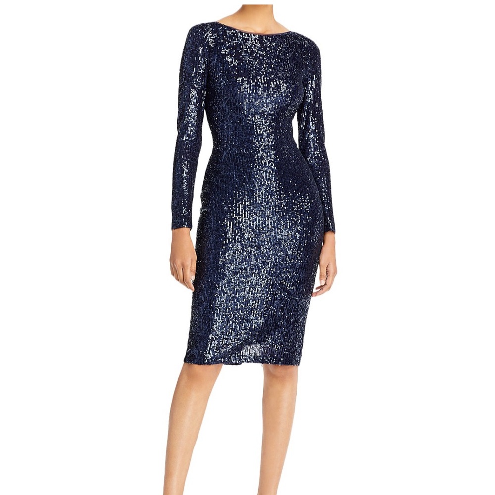 Sequin shift dress